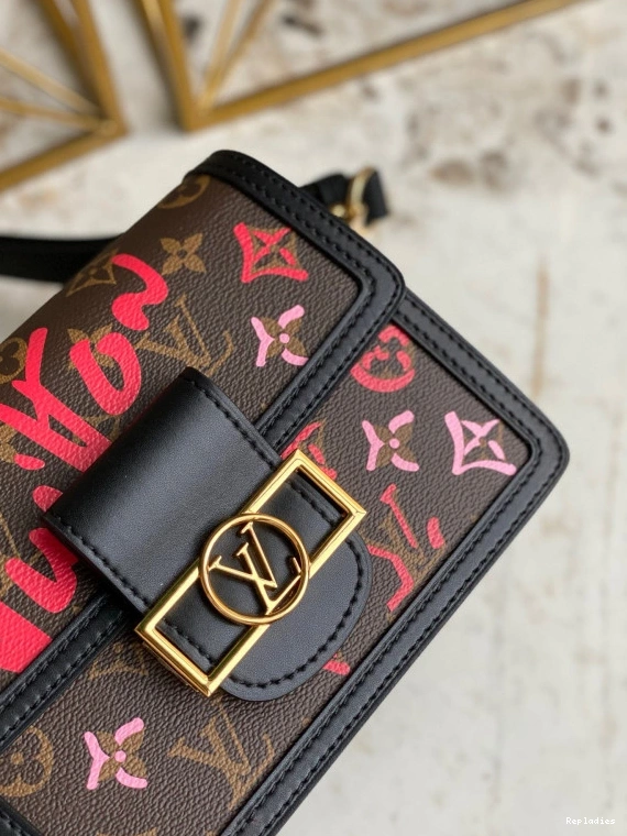 Fake Louis Bags MINI LOUIS - VUITTON DAUPHINE EDITION LIMITED 0818